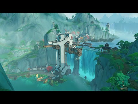 The Jadeite Reflection (Yilong Wharf · Night) - Genshin Impact 4.4 OST