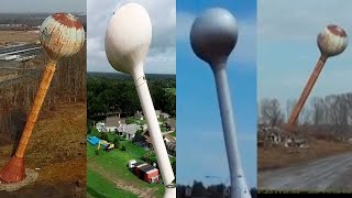 WATER TOWERS FALL DEMOLITION COMPILATION