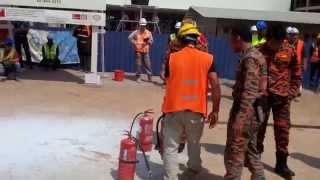 preview picture of video 'Fire Drill at Kellogg Trifecta, Techpark Nilai, Malaysia Part 2'