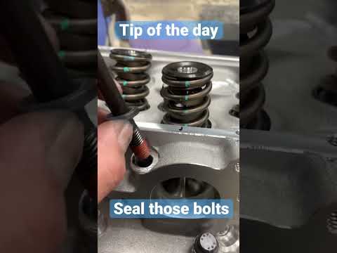 Tip of the day: seal those bolts. #hillcountryperformance #arpbolts #machineshoplife