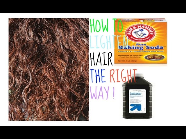 Lighter Hair Baking Soda Hydrogen Peroxide The Right Way