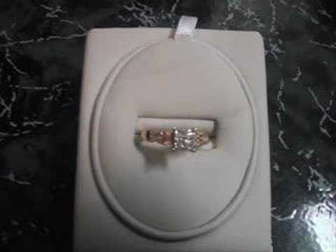 Ladies 14 Karat Sparkling Diamond Ring - For Sale On eBay