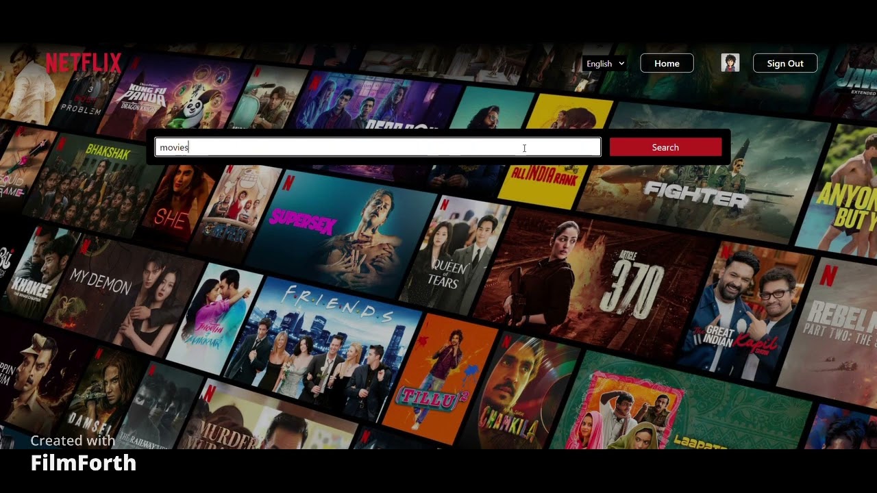 Netflix UI clone  project |  React | JavaScript | TMDB | Gemini API