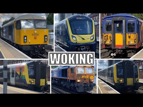 Trains at Woking - 24/08/22