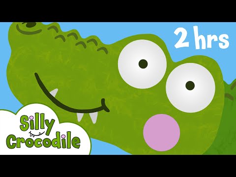 Silly Crocodile | 2 Hours of Crocodile Cartoons For Kids | Featuring Hiding Crocodile 2025
