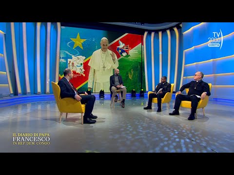 Il diario di Papa Francesco (TV2000) - 2.02.2023 - Papa in Congo: Incontro con i Sacerdoti