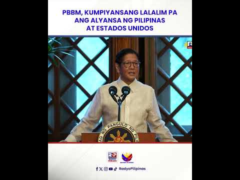 Commemorative logo, inilunsad; PBBM, tiwalang titibay pa ang ugnayang Pilipinas at Estados Unidos