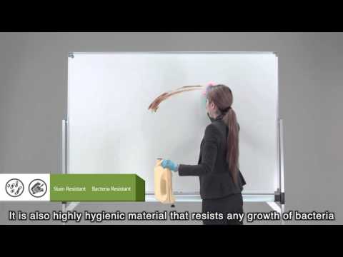 Ceramic white board, frame material: premium aluminium, boar...