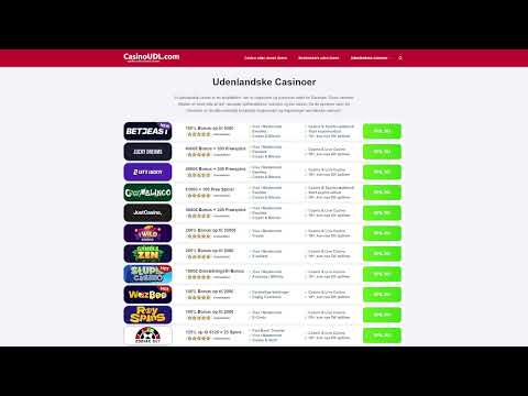 Udenlandske Casinoer uden Dansk Licens – En Guide 309635359