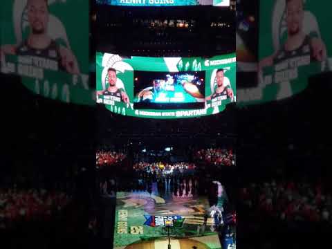 2019 NCAA Final Four : Michigan State Spartans Starting Lineup