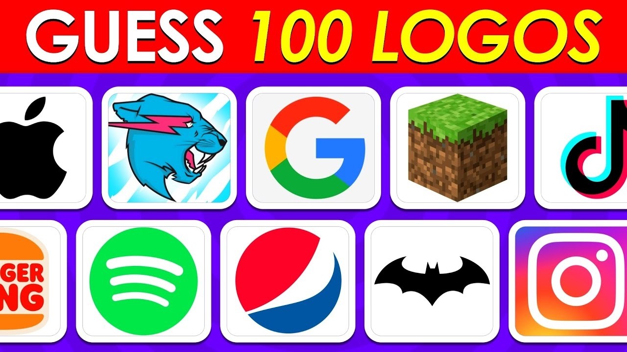 Guess the Logo in 3 seconds | 100 Famous Logos 🍏 🎖 Logo Quiz 2024