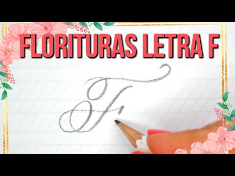 ⊱╮ღ +10 FLORITURAS LETRA "F" con LÁPIZ ✏️  ღ╭⊱