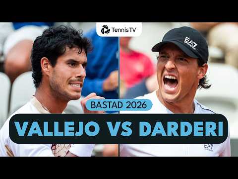 THRILLING Vallejo vs Darderi Semi-Final 🥵 | Bastad 2026 Highlights