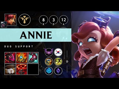 Annie Support vs Pyke - KR Master Patch 25.11