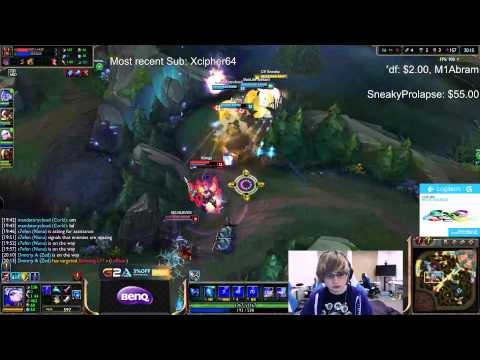 Sneaky duo Matlife TriHard vs alextheman - Ashe vs Jinx Bot - League of Legends Full Game