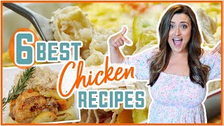 6 Easy Chicken Recipes That Will KNOCK YOUR SOCKS OFF! | Cook Clean And Repeat