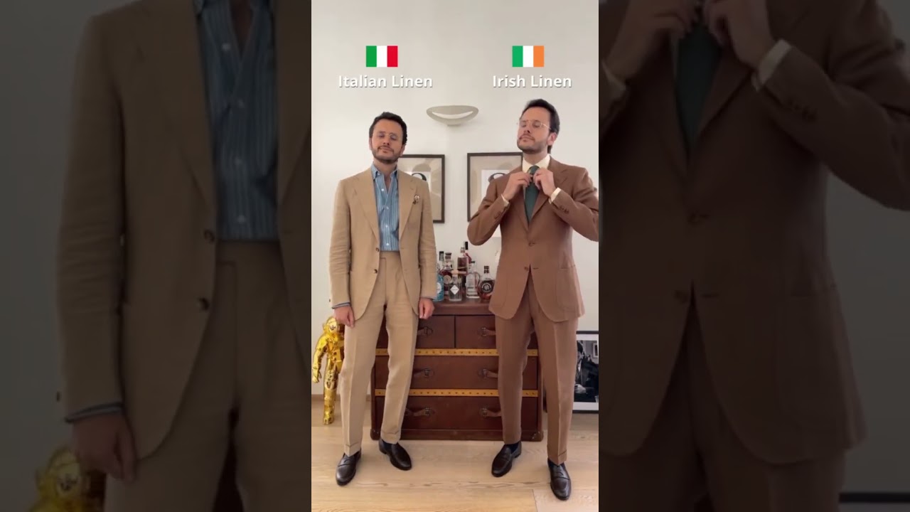 Italian Linen vs Irish Linen #shopping #howto #mensfashion #tutorial #tipsandtricks #menswear #mens