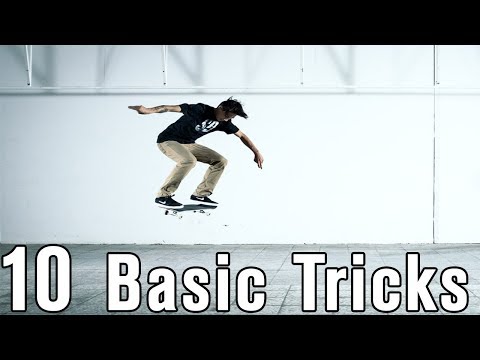 10 Skateboard Tricks EVERY Skateboarder Should know Video