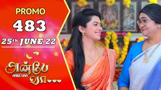 ANBE VAA | Episode 483 Promo | அன்பே வா | Virat | Delna Davis | Saregama TV Shows Tamil