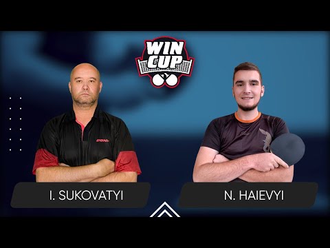 00:15 Ihor Sukovatyi - Nazarii Haievyi West 6 WIN CUP 04.05.2024 | TABLE TENNIS WINCUP