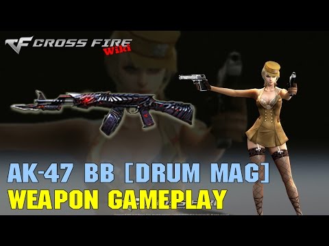 CrossFire - AK-47 Knife Born Beast (Drum Mag) - Weapon Gameplay
