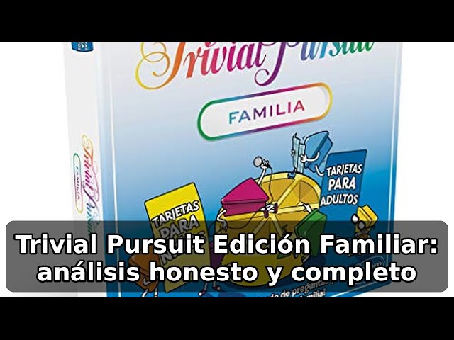 Vídeo relacionado con Hasbro Gaming Juegos (Excepto Monopoly) Trivial Pursuit Lote múltiple de minijuegos, Preguntas de Trivia para Adultos y Adolescentes 16+, Incluye 4 Juegos sobre 4 décadas