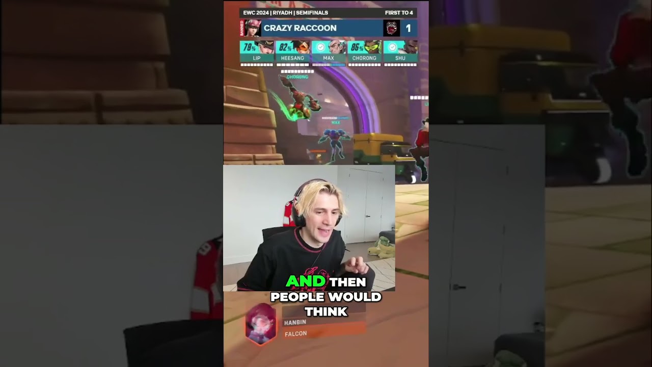 xQc on r/CompetitiveOverwatch