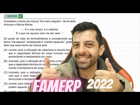 FAMERP 2022 Q67 - Considere o trecho da música De mais ninguém, de Arnaldo Antunes e Marisa Monte