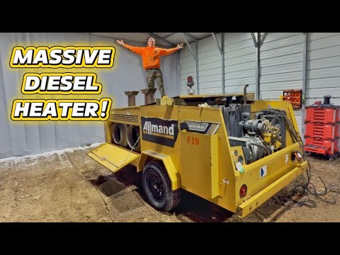 Will It Run Again? Reviving The Biggest Diesel Heater I Could Find!