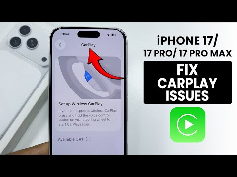 How to Fix CarPlay Not Working on iPhone 17 / 17 Pro Max