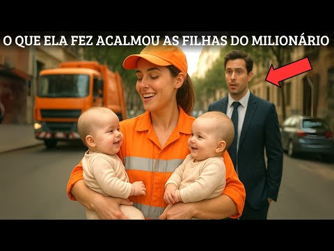 AS FILHAS DO MILIONÁRIO NÃO PARAVAM DE CHORAR... ATÉ QUE UMA GARI FEZ ALGO INACREDITÁVEL!