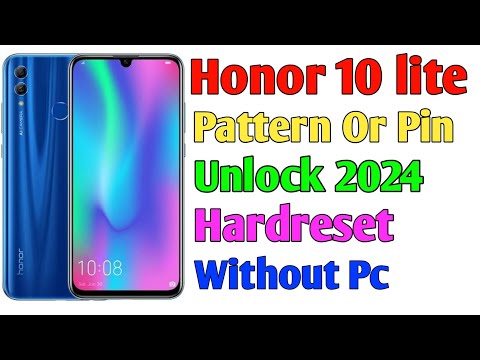 Honor 10 Lite Password Lock & Pin Lock Remove Without PC | All Huawei Honor reset ?