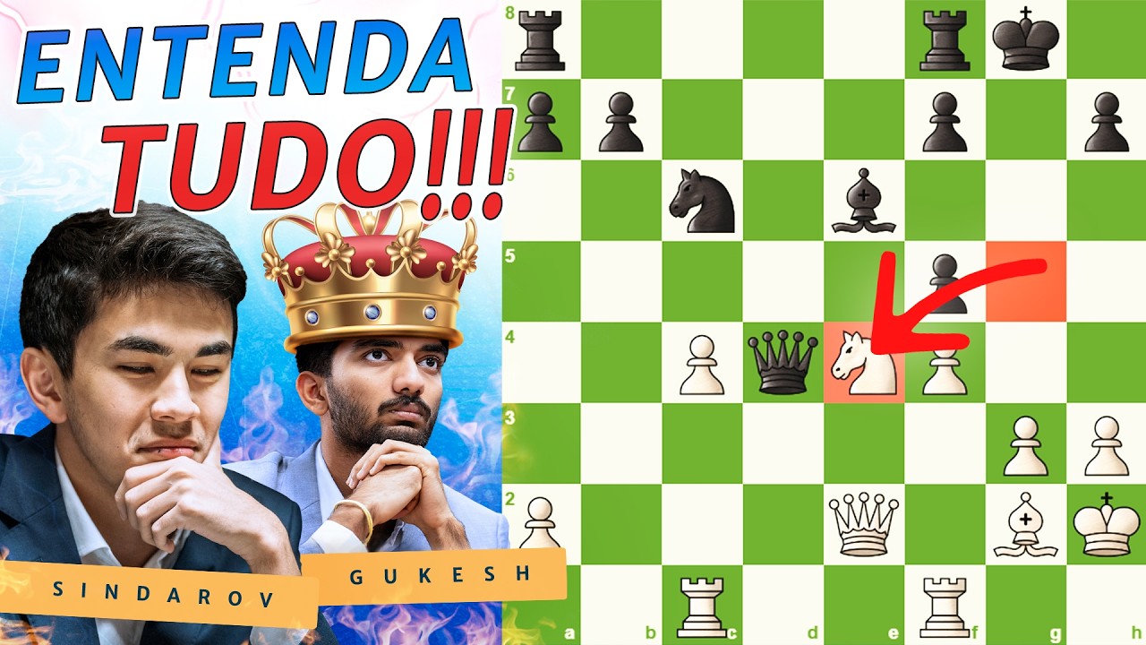 SINDAROV ARRISCA TUDO COM GUKESH!