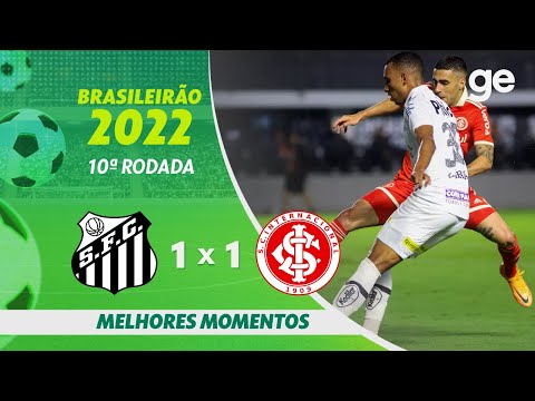 Gols e lances de Santos x Internacional