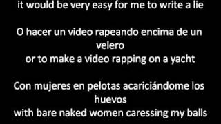 Calle 13-Digo Lo Que Pienso Letras/Lyrics English and Spanish