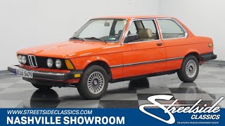 Video Thumbnail for 1981 BMW 320i Coupe