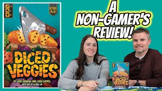 Diced Veggies - A Non-Gamer's Review Of This Knife Chopping Order Fulfillment #BoardGame