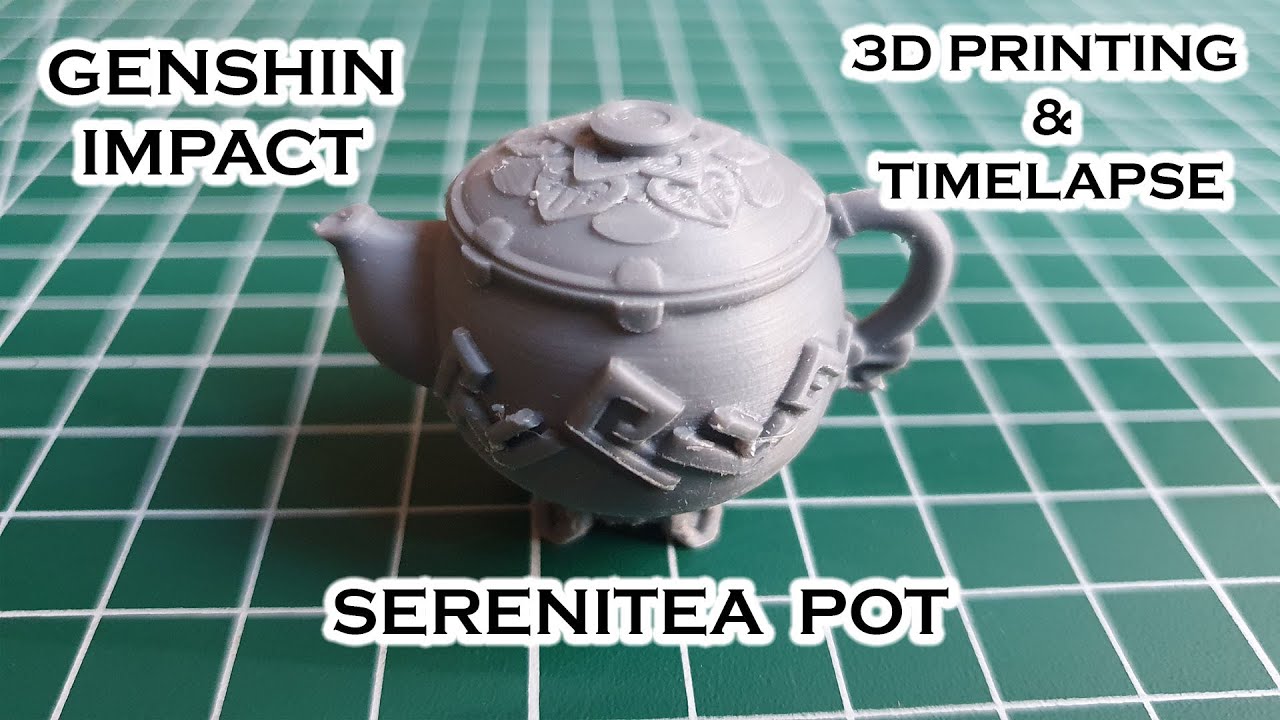 Serenitea Pot -- Genshin Impact -- 3D Printable Keychain 3D Print Model