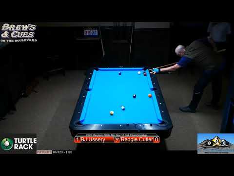 2020 Maryland State Bar Box 10 Ball - Day 2 - BJ Ussery vs. Redgie Cutler