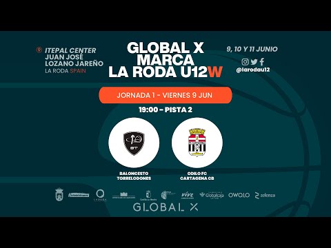 U12F.  BALONCESTO TORRELODONES vs ODILO FC CARTAGENA CB.- Torneo GLOBAL X La Roda Future Stars 2023
