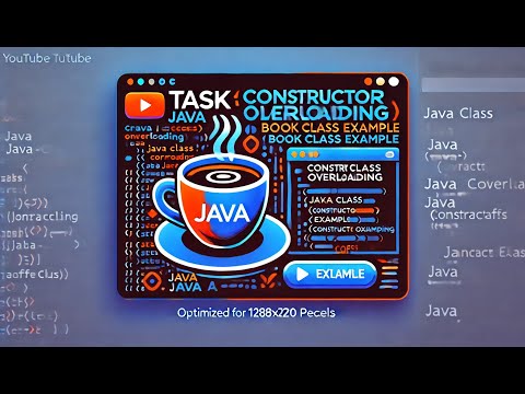 Java Constructor Overloading Explained Book Class With Multiple Constructors