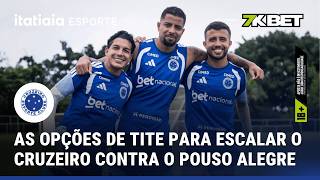 TITE TEM DÚVIDA NA LATERAL-DIREITA PARA ESCALAR O CRUZEIRO CONTRA O POUSO ALEGRE