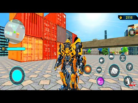 Bumblebee Multiple Transformation Jet Robot car Fight Robot Game Mission 26&27 #21- Android Gameplay