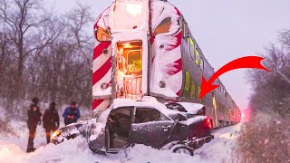Most Terrible Railway Accidents: Truck Smashing Into Truck and Car | Amazing Truck Driving Skills