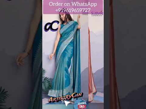 Maharani Style Swarovski C-Pallu Sarees
