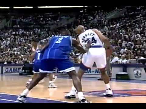 Charles Barkley 26 PTS vs Larry Johnson