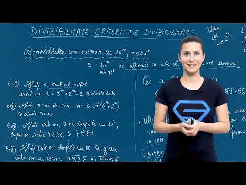 Criterii de divizibilitate cu 10 la n - P2 - Matematica - Clasa a V-a