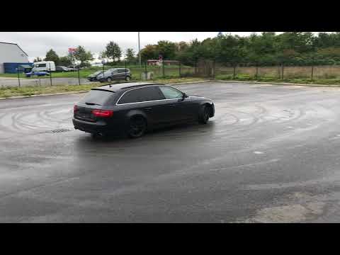 Doing some Donuts with A4 B8 3.0TDI Quattro
