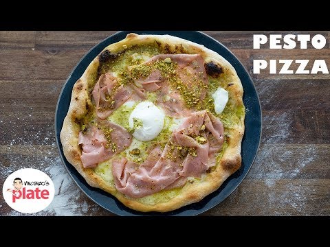 How to Make BEST PESTO PIZZA with Creamy Burrata Cheese