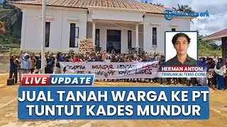 Tuding Jual Tanah Masyarakat ke PT BUM, Warga Waringin Agung Kotim Demo Desak Pencopotan Kades PAW